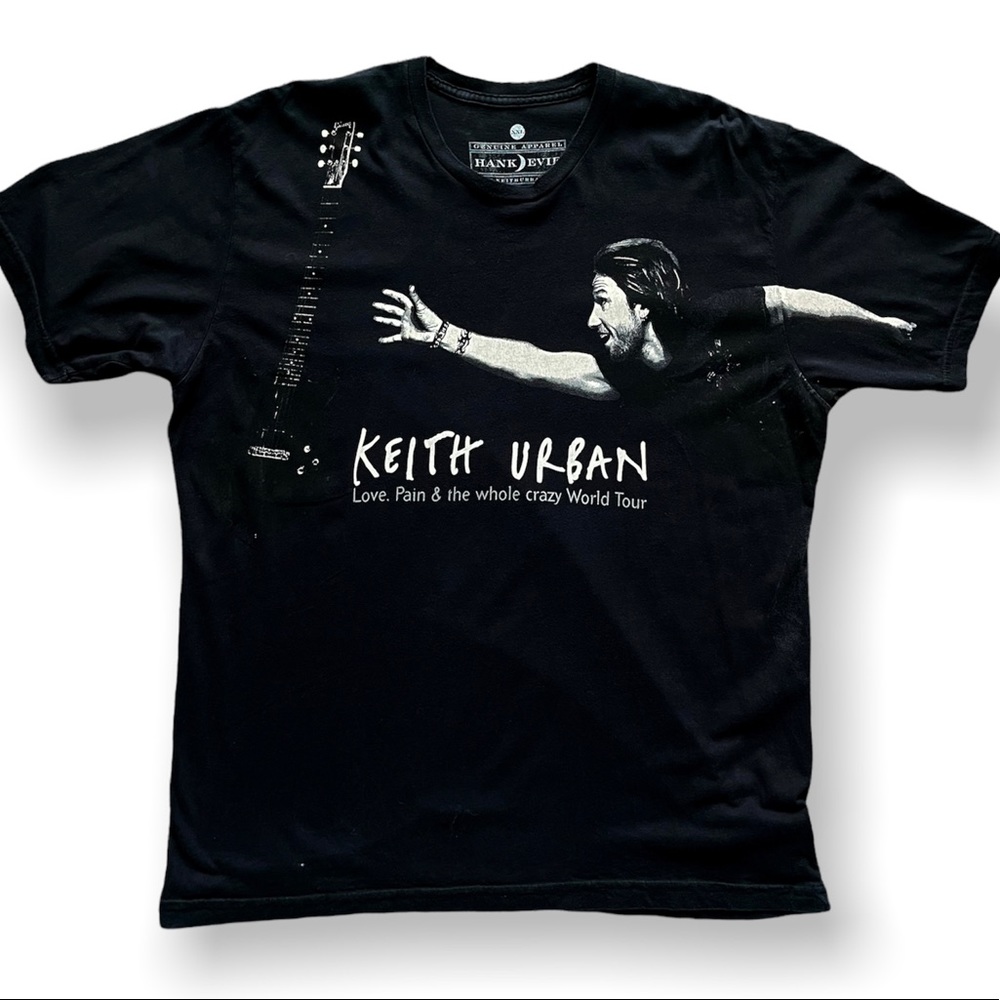XX-Large Vintage Keith Urban 2007 World Tour Shirt